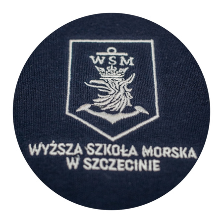 Bluza rozpinana z logo Wyższej Szkoły Morskiej