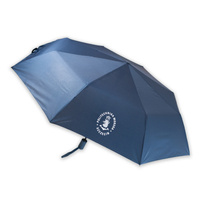 Parasol składany z logo Politechniki Morskiej w Szczecinie