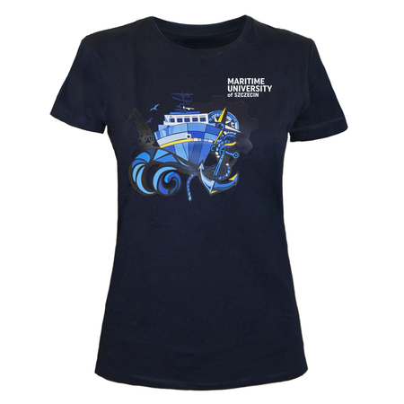 T-shirt woman - Maritime University of Szczecin m/s Nawigator XXI