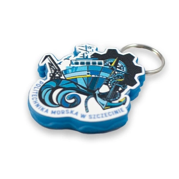 Brelok - otwieracz z wizerunkiem statku Nawigator XXI Politechniki Morskiej w Szczecinie