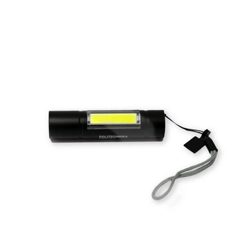 Latarka z logo Politechniki Morskiej w Szczecinie