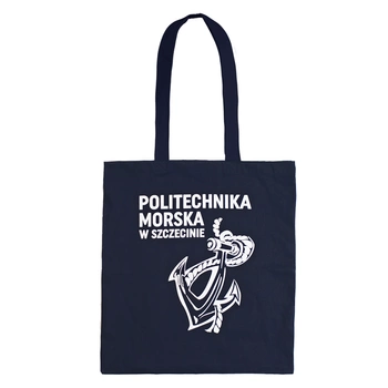 Torba zakupowa płócienna Politechniki Morskiej w Szczecinie